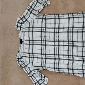 The Limited LG Checkerboard Blouse
